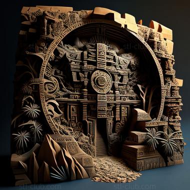 3D мадэль Ворота в руины Mt Tengan Ruins Galaxy dan ConspiracyR (STL)